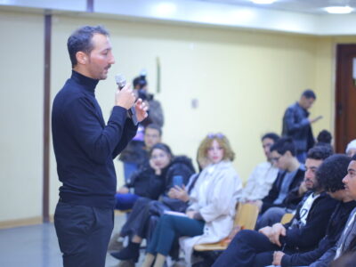 صور ورشة الماستر كلاس المخصّصة لترميم فيلم «غطّاسو الصحراء – دراسة حالة» تحت إشراف نبيل جدواني،