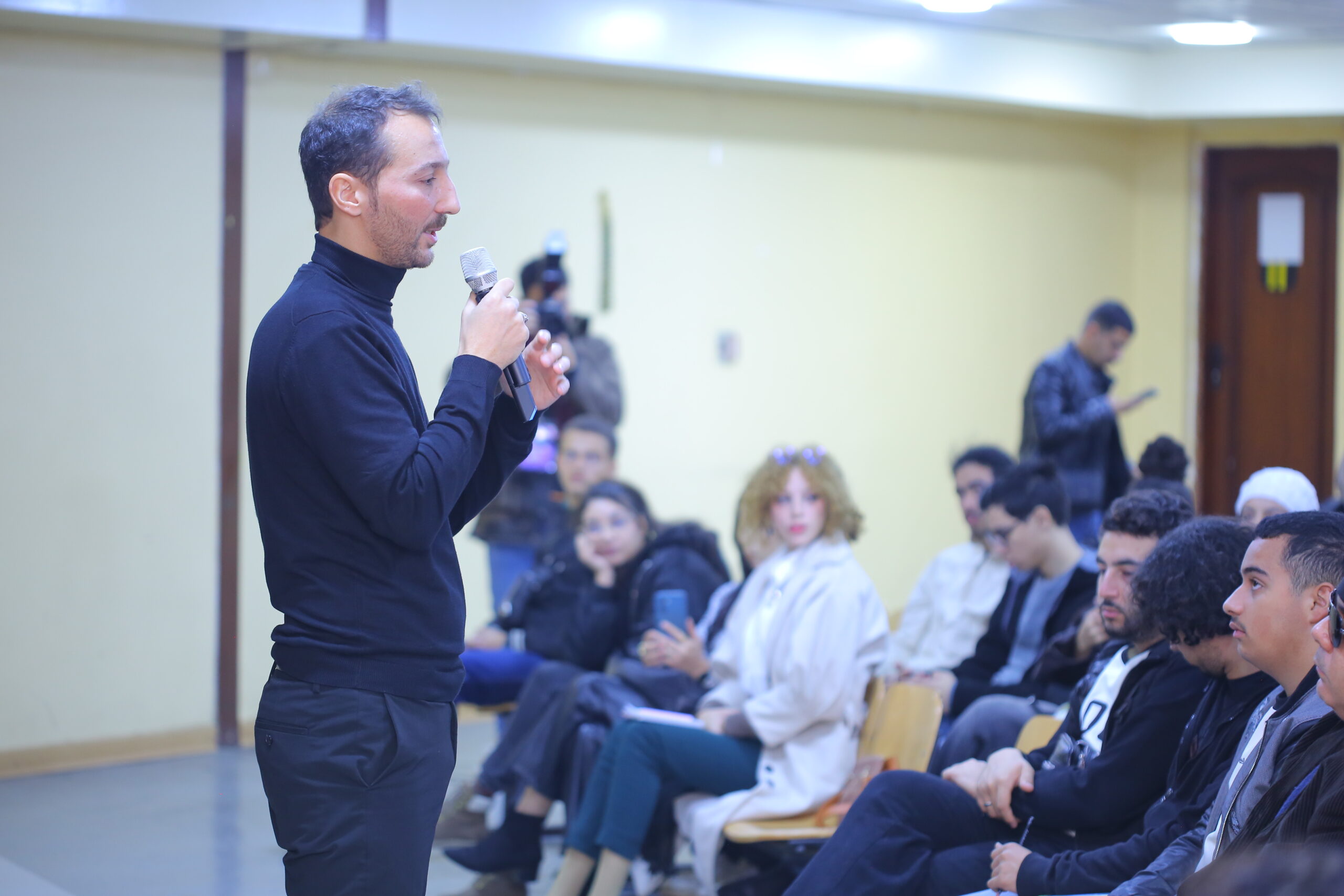 صور ورشة الماستر كلاس المخصّصة لترميم فيلم «غطّاسو الصحراء – دراسة حالة» تحت إشراف نبيل جدواني،